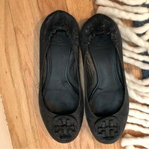 Tory Burch Reva Flats size 8 used